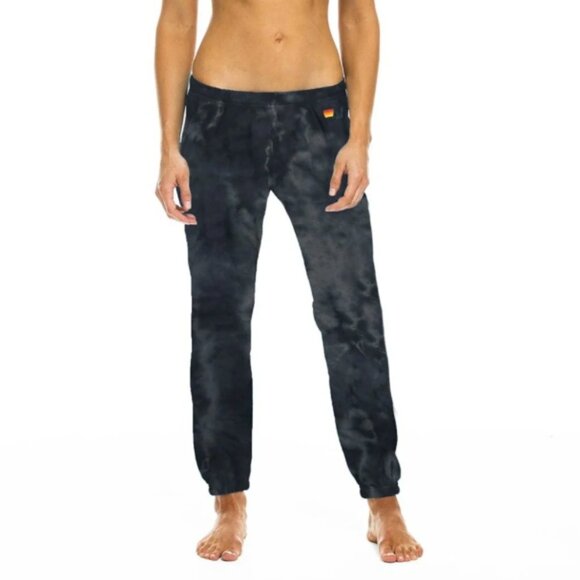 Aviator Nation Pants - Aviator Nation Hand Dyed Sweatpant in Vintage Charcoal size M